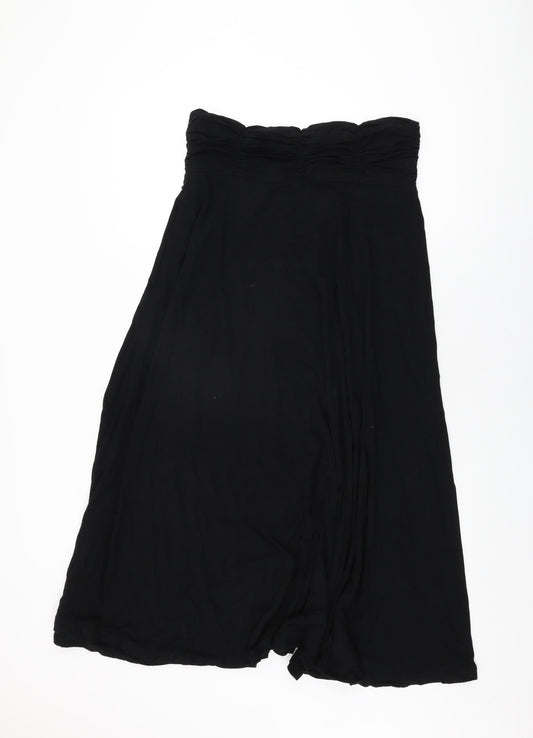 Bailey Womens Black Bamboo Maxi Skirt Size XL