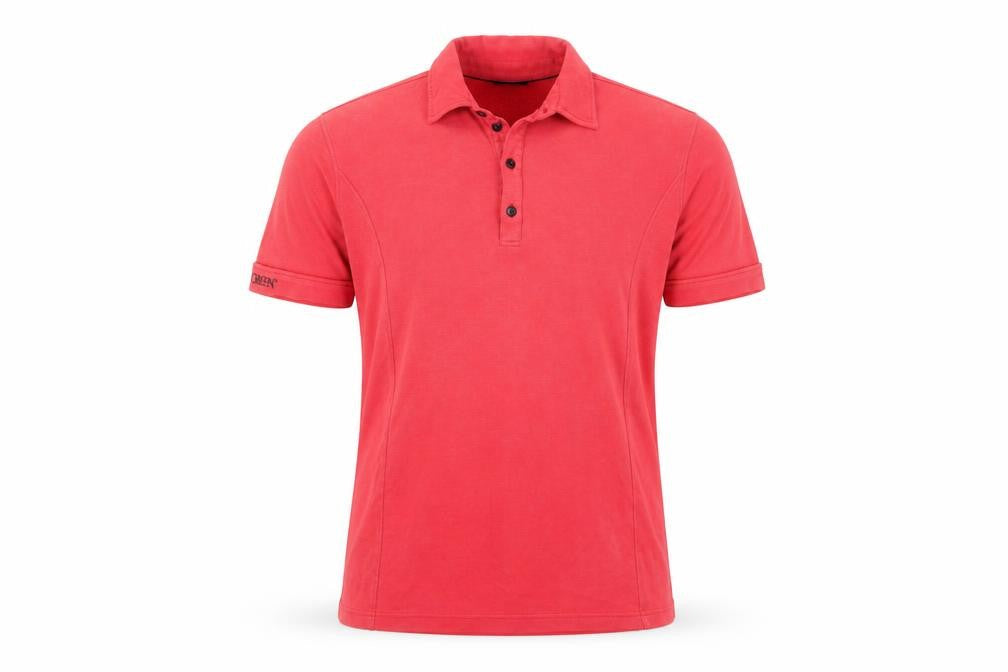 Galvin Green Mens Red Cotton Polo Size XL Collared Button