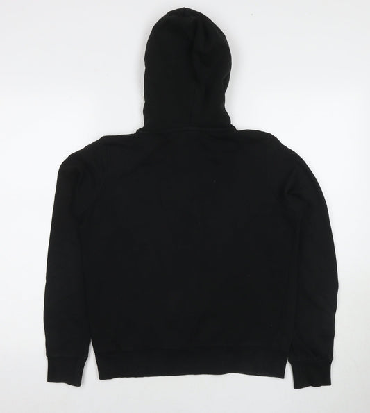 Divided by H&M Womens Black Cotton Full Zip Hoodie Size S Pullover