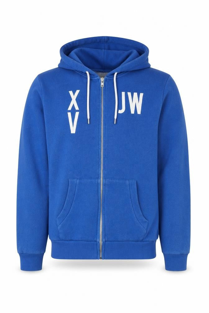 Mens UK S Regular Jack Wills Blue Full Zip Hoodie