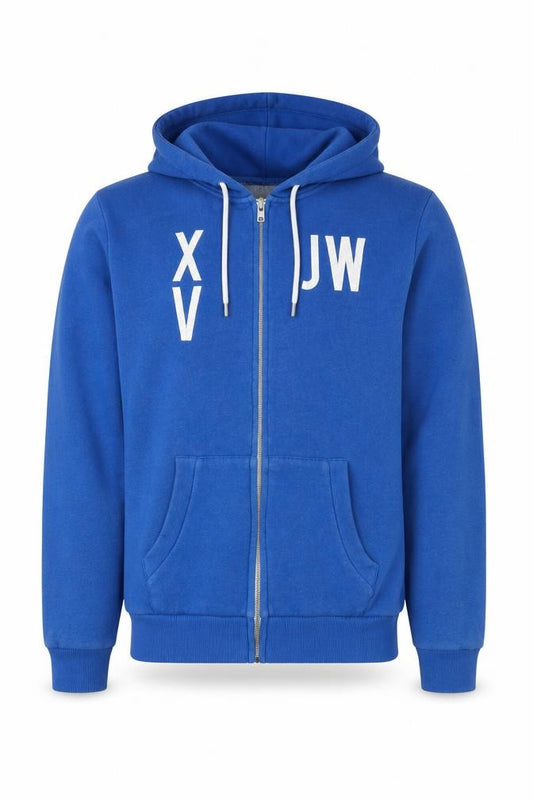 Mens UK S Regular Jack Wills Blue Full Zip Hoodie