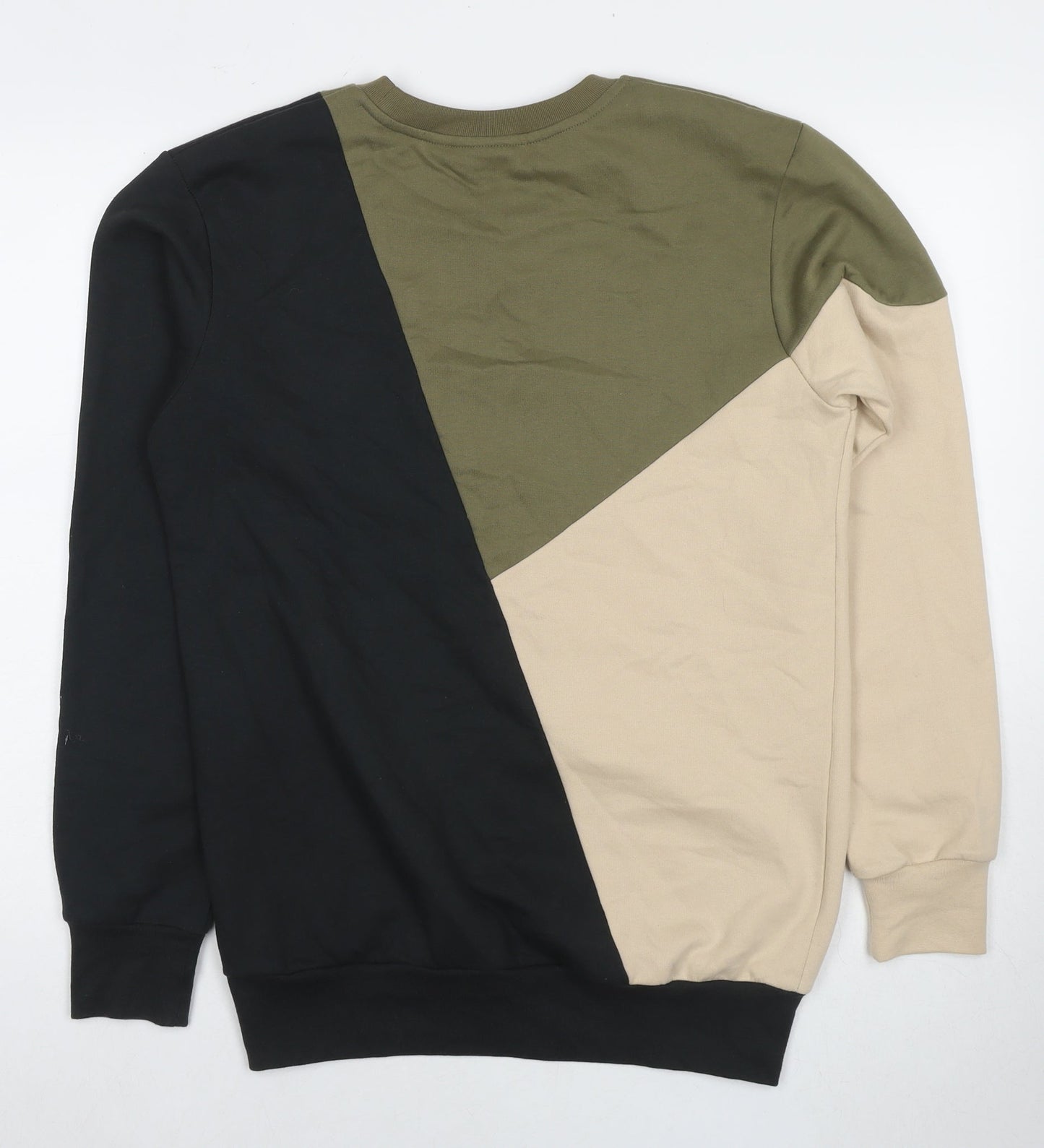 NICCE London Mens Multicoloured Cotton Pullover Sweatshirt Size M