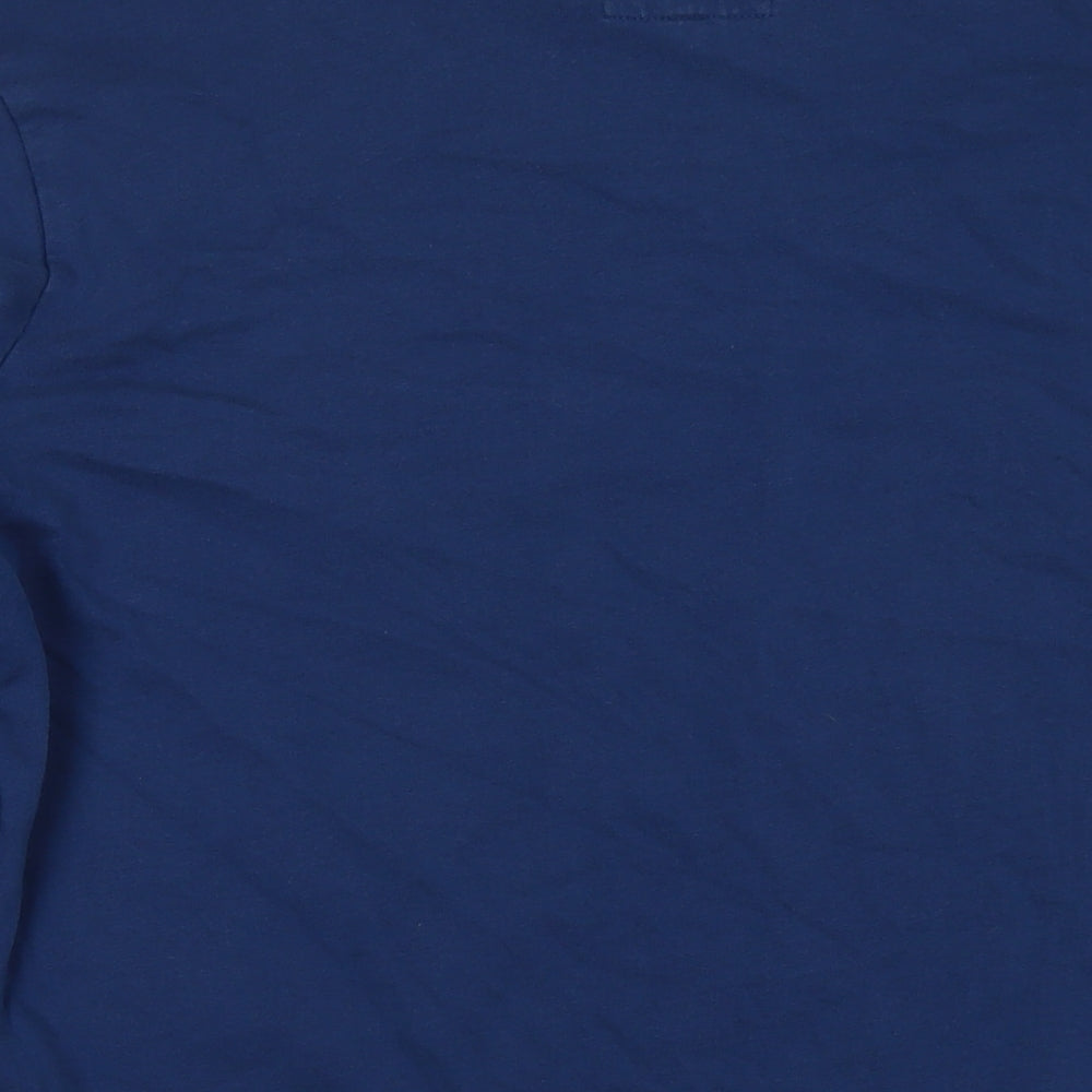 Bad Rhino Mens Blue Cotton Pullover Sweatshirt Size LT