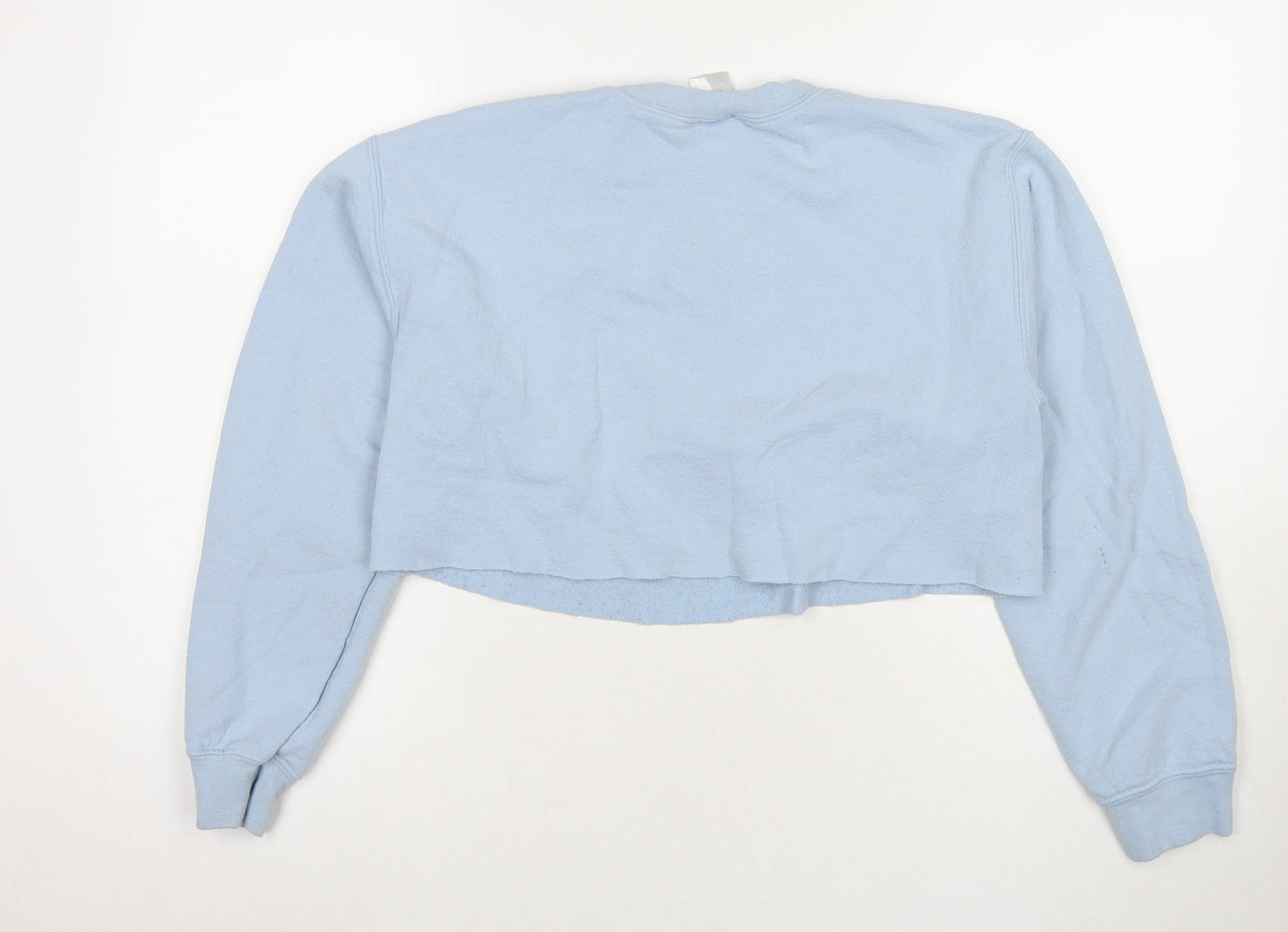 G&G Womens Blue Polyester Pullover Sweatshirt Size S Pullover