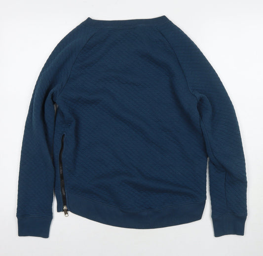 Kipling Womens Blue Polyester Pullover Sweatshirt Size S Pullover