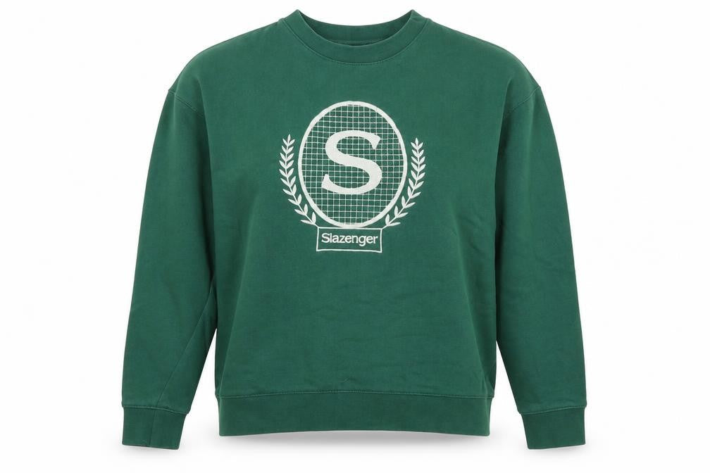 Womens UK 8 Regular Slazenger Green Pullover Sweatshirt