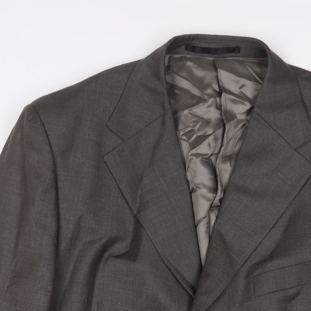 Marks and Spencer Mens Grey Wool Jacket Suit Jacket Size 44 Regular
