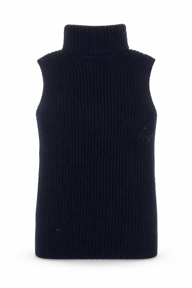 Marks & Spencer Womens Blue Roll Neck Polyester Pullover Jumper Size XS