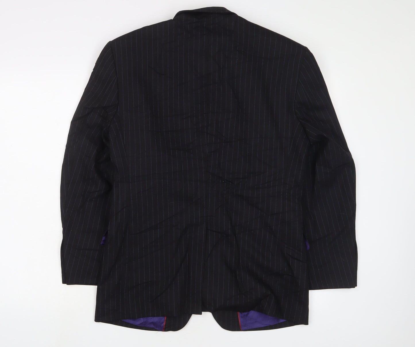 Burton Mens Grey Wool Jacket Suit Jacket Size 36 Regular