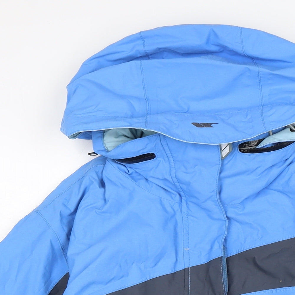 Tresspass Womens Blue Anorak Jacket Size M Zip