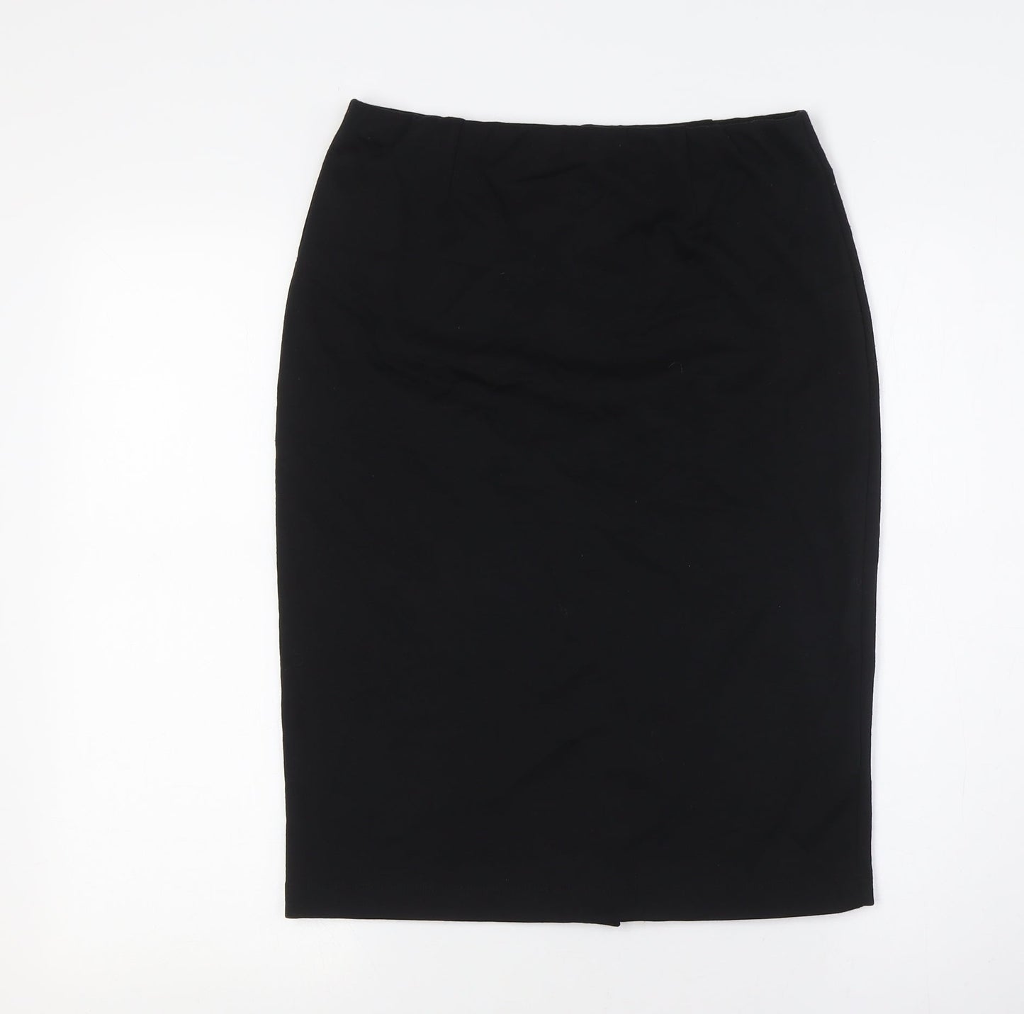 Fenn Wright Manson Womens Black Polyester Straight & Pencil Skirt Size 10 - Elasticated Waist