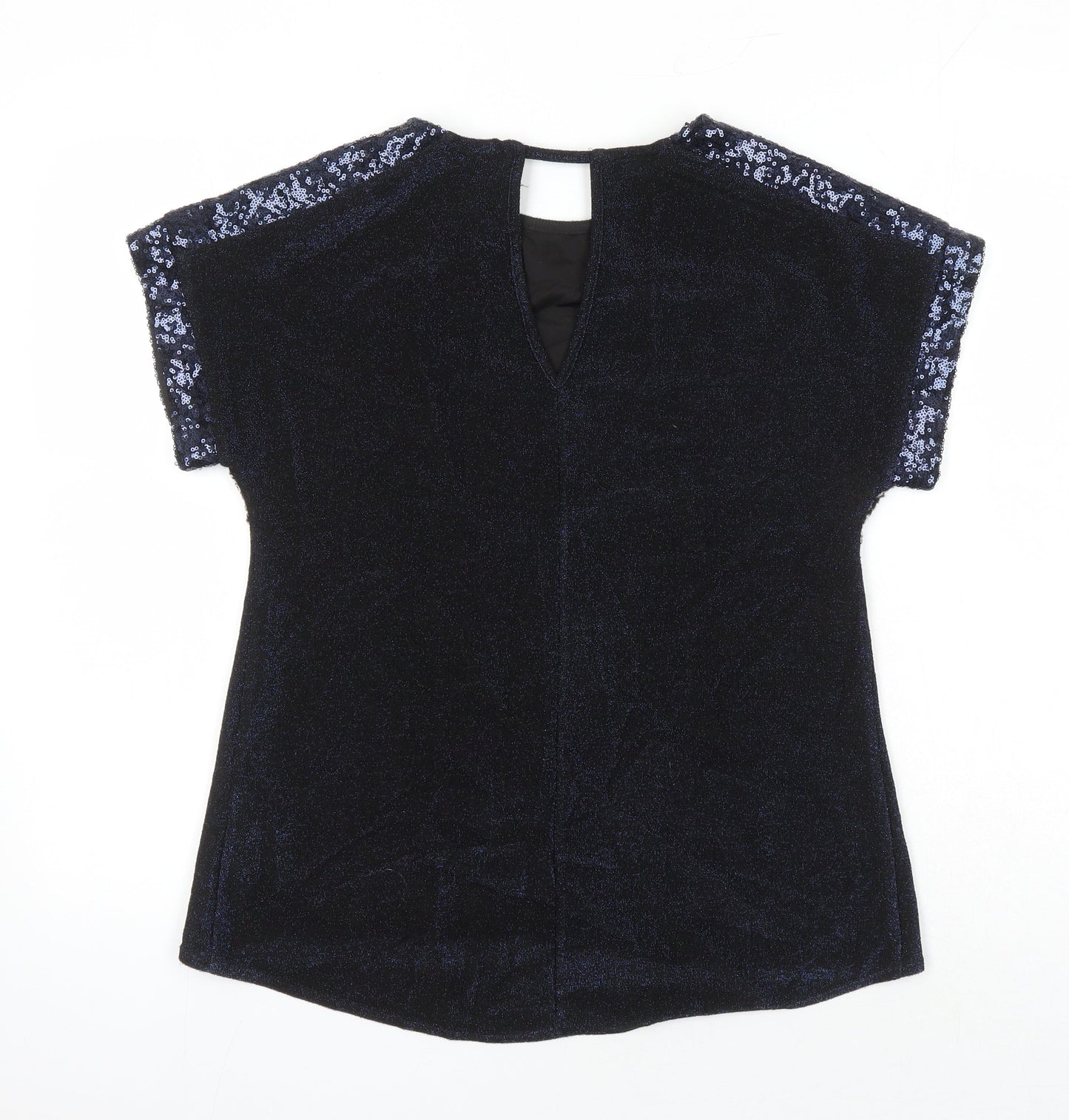 Dorothy Perkins Womens Multicoloured Polyester Tunic Blouse Size 10 Round Neck