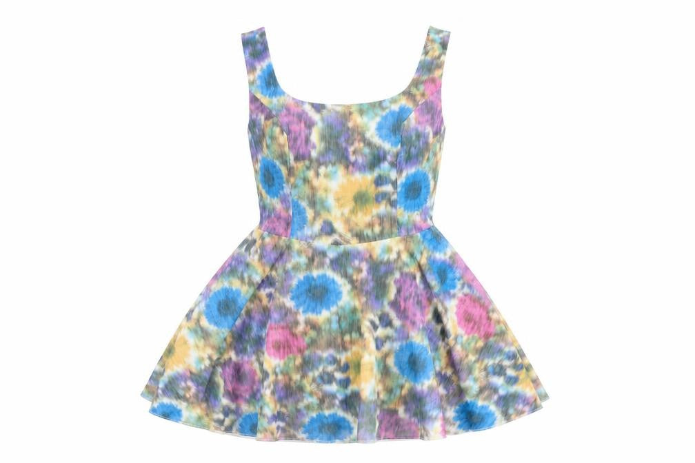 By Henry Holland Womens Multicoloured Floral Polyester Fit & Flare Size 12 Boat Neck