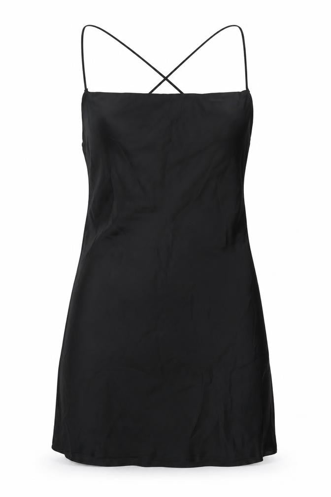 Zara Womens Black Polyester Mini Size XS Square Neck Pullover