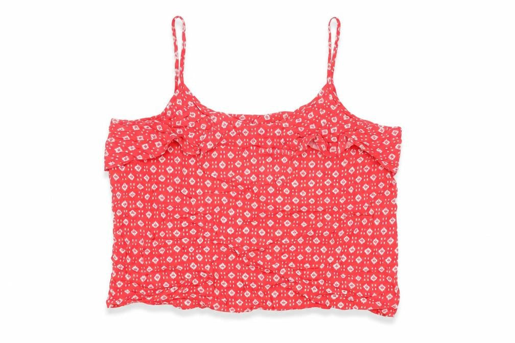 Womens UK Size L Gap Red Viscose T-Shirt