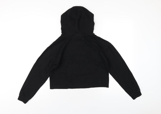 Friends Girls Black Cotton Pullover Hoodie Size 11-12 Years Pullover - Friends Logo