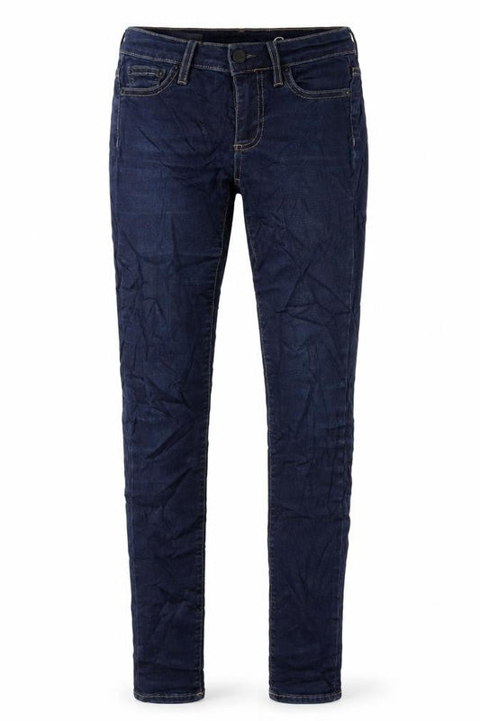 Gap Womens Blue Cotton Skinny Jeans Size S L31 in Regular Zip