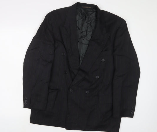 Marks and Spencer Mens Grey Polyester Jacket Suit Jacket Size 42 Regular