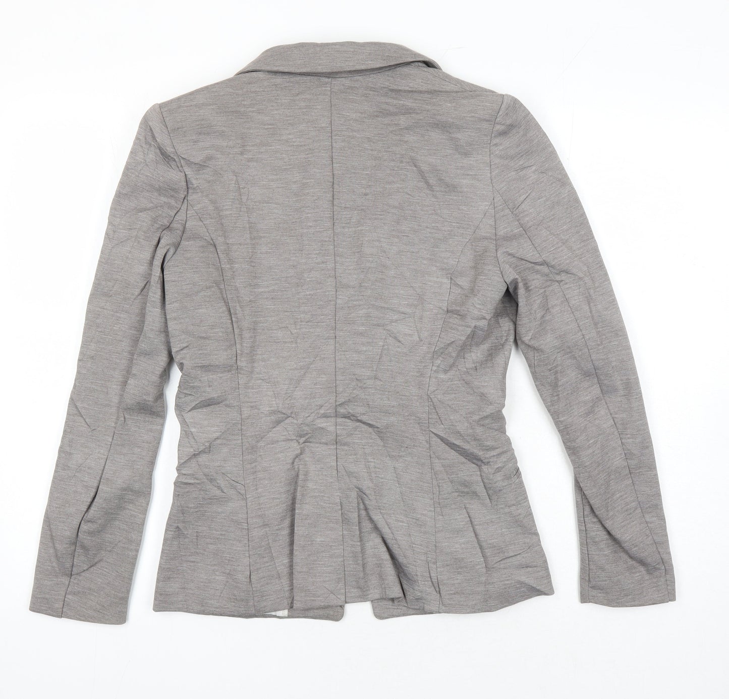 H&M Womens Grey Jacket Blazer Size 10