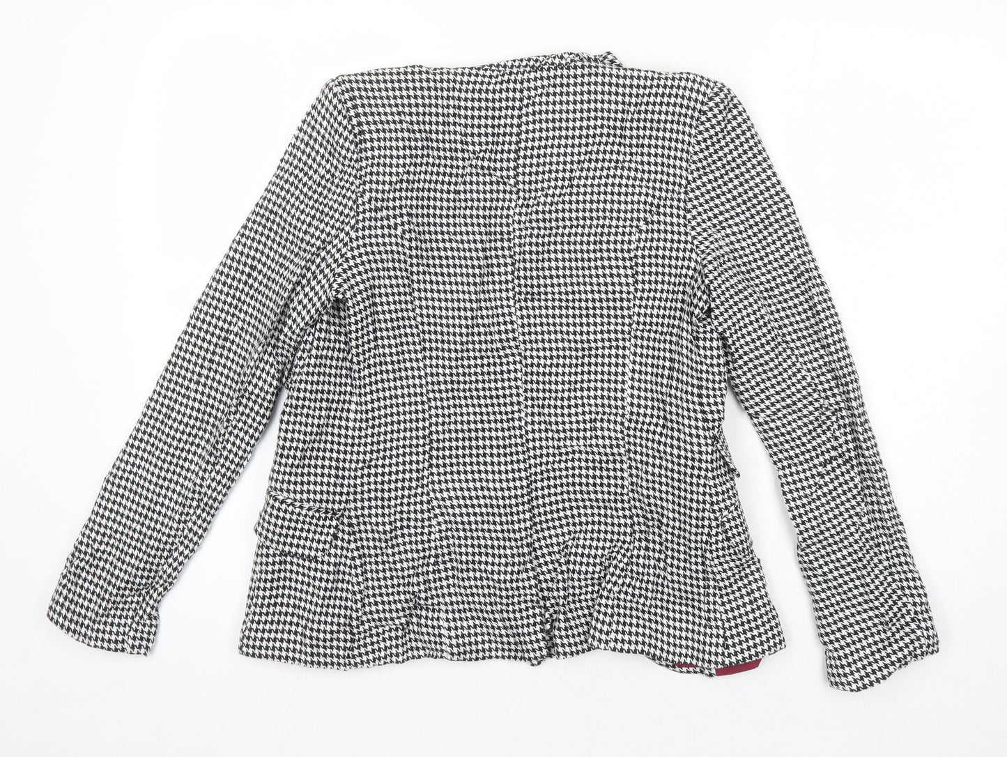 River Island Womens Multicoloured Check Jacket Blazer Size 8 Button