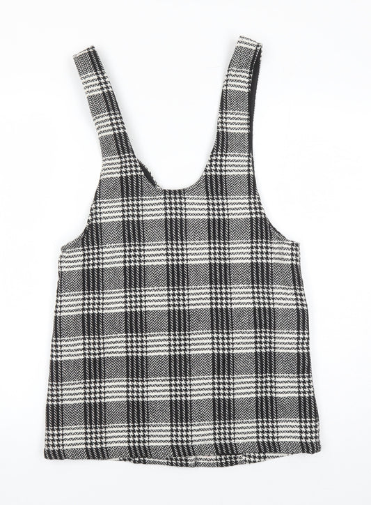 NEXT Girls Multicoloured Check Gilet Waistcoat Size 11 Years