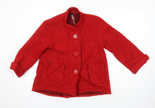 NEXT Womens Purple Herringbone Jacket Size 12 - Slight Bobbling