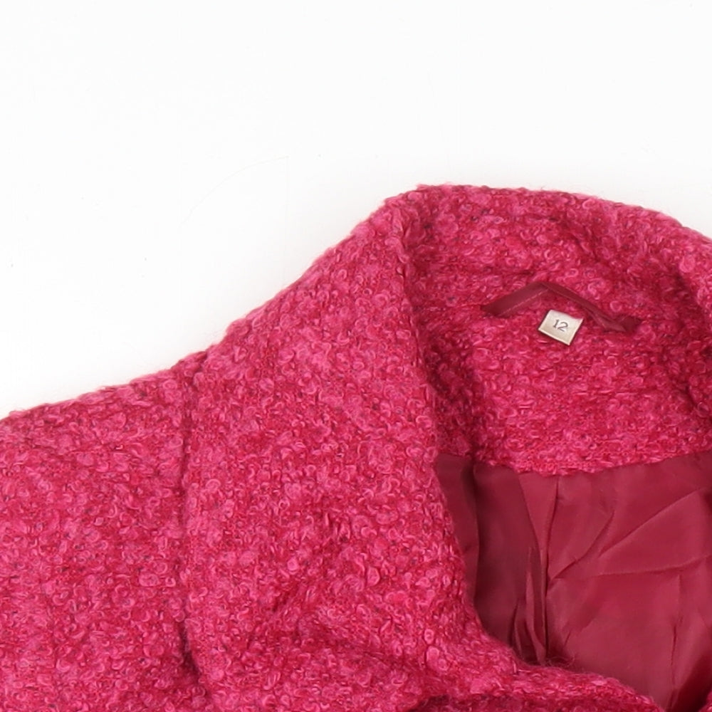 EWM Womens Pink Jacket Size 12