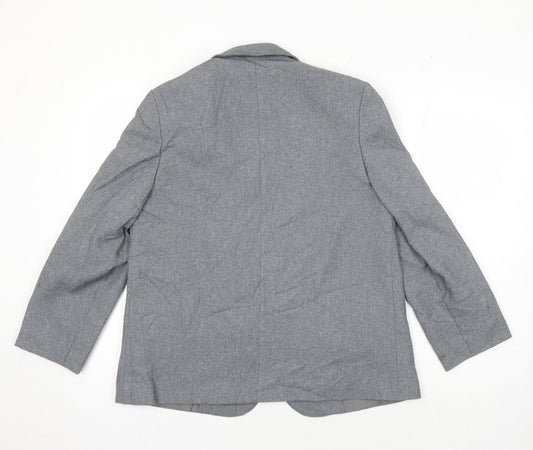 St Michael Womens Grey Jacket Blazer Size 14