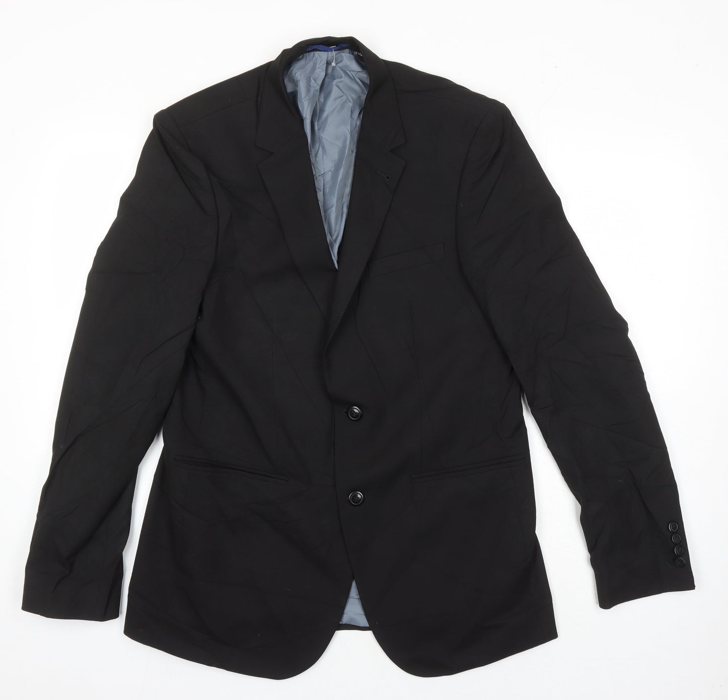 Burton Mens Black Polyester Jacket Suit Jacket Size L Regular
