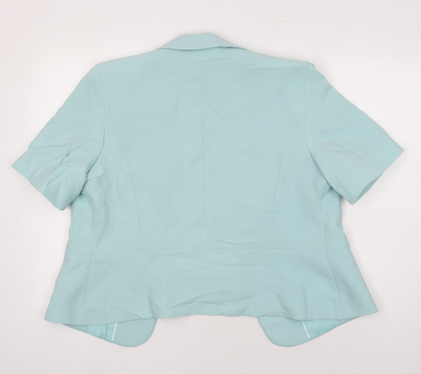 Klass Womens Green Jacket Blazer Size 16