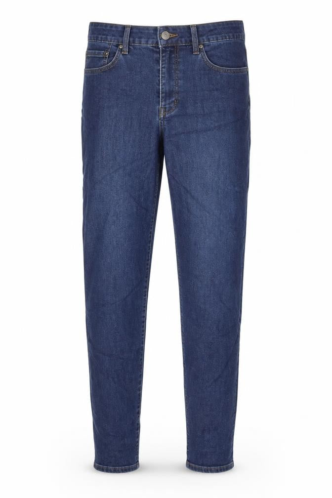 Marks & Spencer Womens Blue Cotton Skinny Jeans Size 10 L26 in Regular