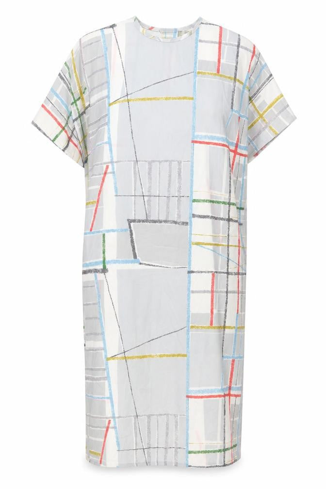 Native Youth Womens Multicoloured Polyester Shirt Dress Size S Round Neck