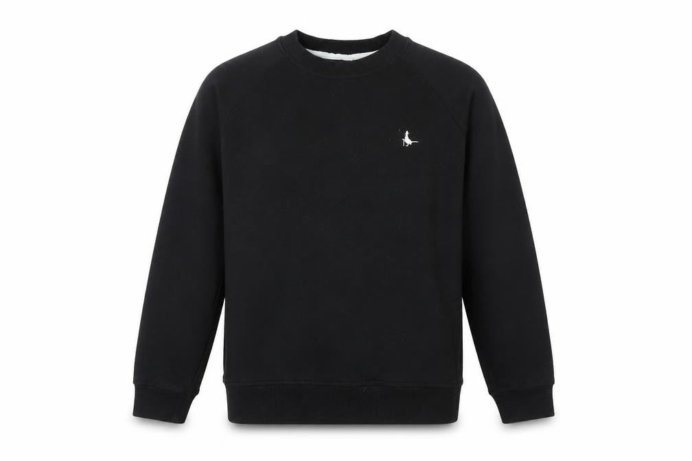 Womens UK 6 Regular Jack Wills Black Pullover Sweatshirt
