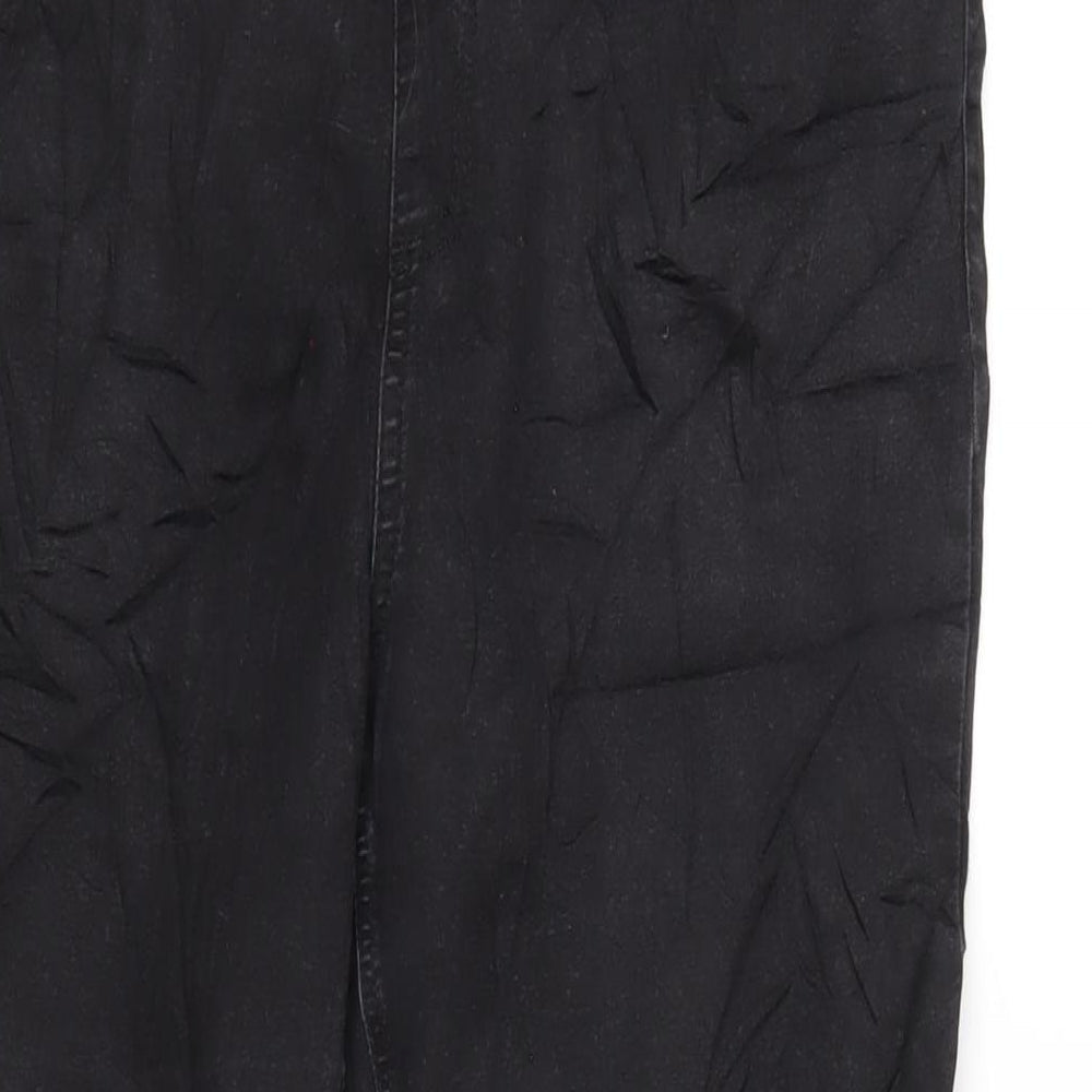 Marks and Spencer Womens Black Cotton Jegging Jeans Size 34 in L30 in Regular
