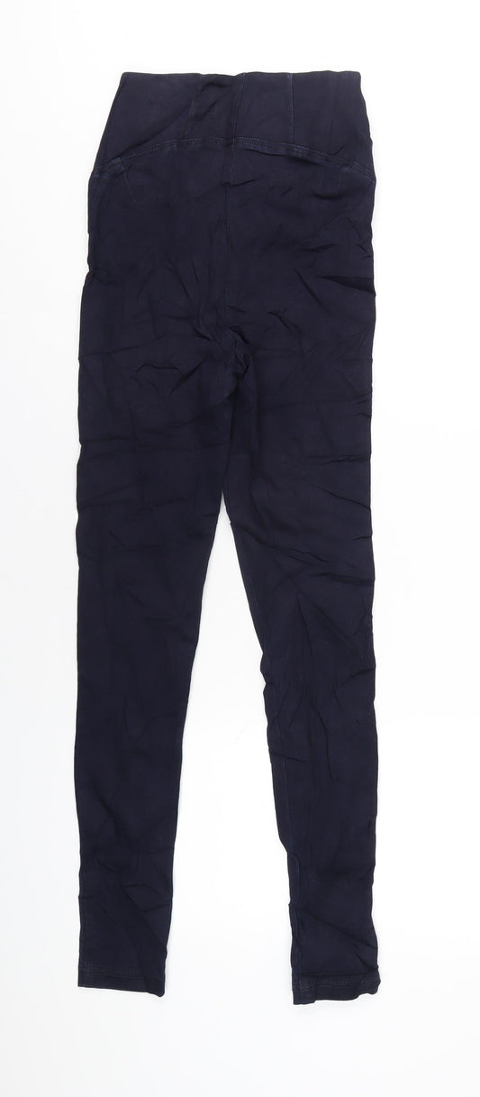 Marks and Spencer Womens Blue Cotton Jegging Jeans Size 8 L30 in Regular