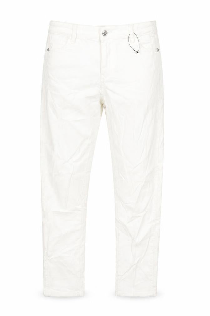 Marks & Spencer Girls White Cotton Skinny Jeans Size 10-11 Years L26 in Regular Zip