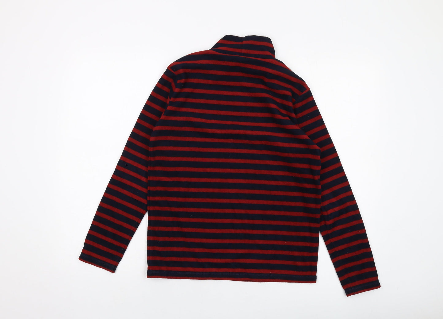 Uniqlo Womens Blue Striped Polyester Pullover Sweatshirt Size 12 Pullover