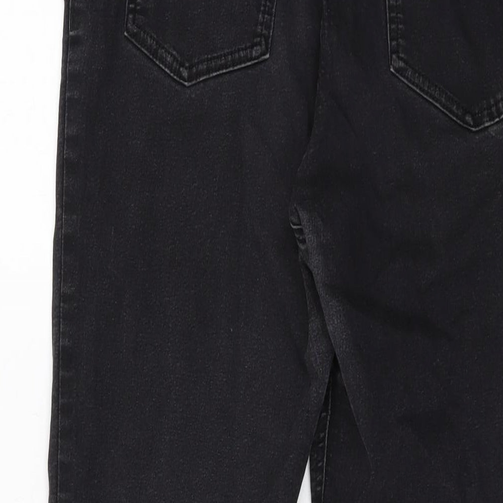 Marks and Spencer Womens Grey Cotton Jegging Jeans Size 14 L26 in Regular