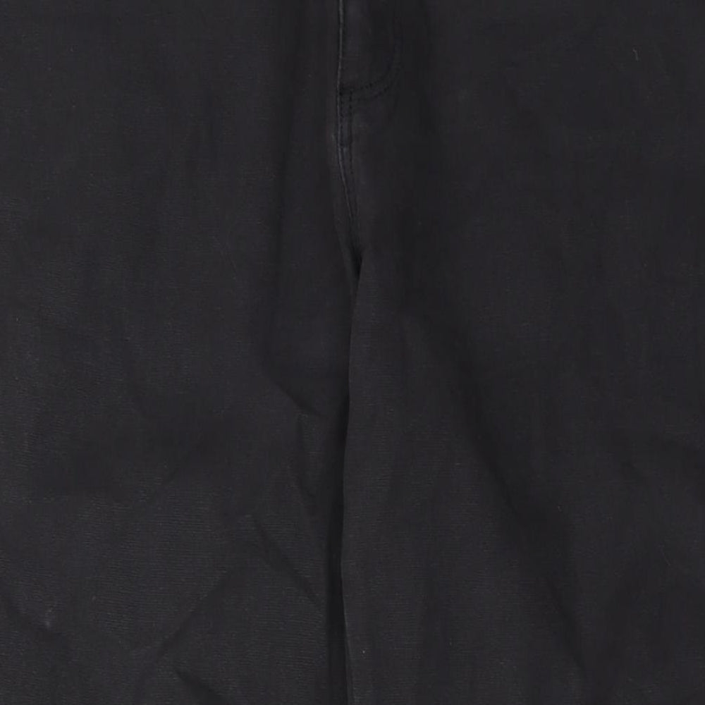 ASOS Womens Black Cotton Mom Jeans Size 34 in L27 in Regular Button