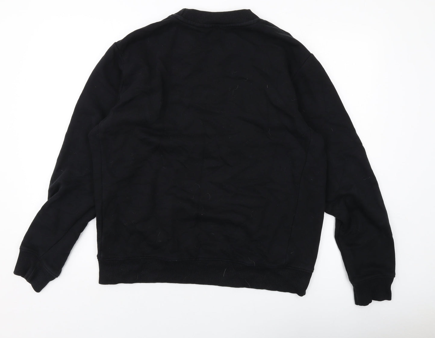 NEXT Mens Black Cotton Pullover Sweatshirt Size M