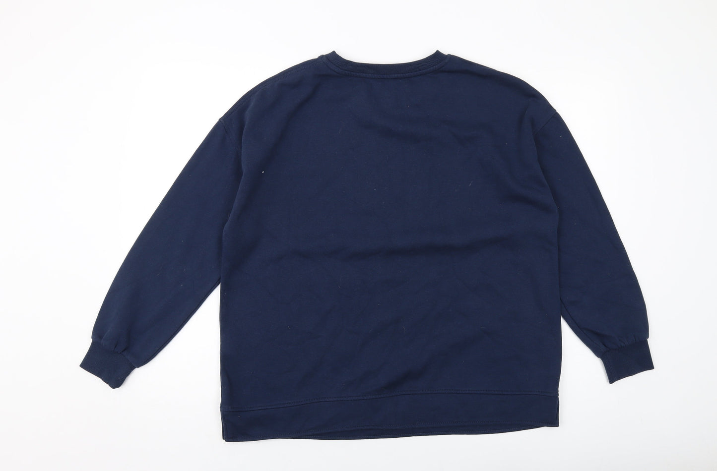 Capsule Womens Blue Cotton Pullover Sweatshirt Size 16 Pullover