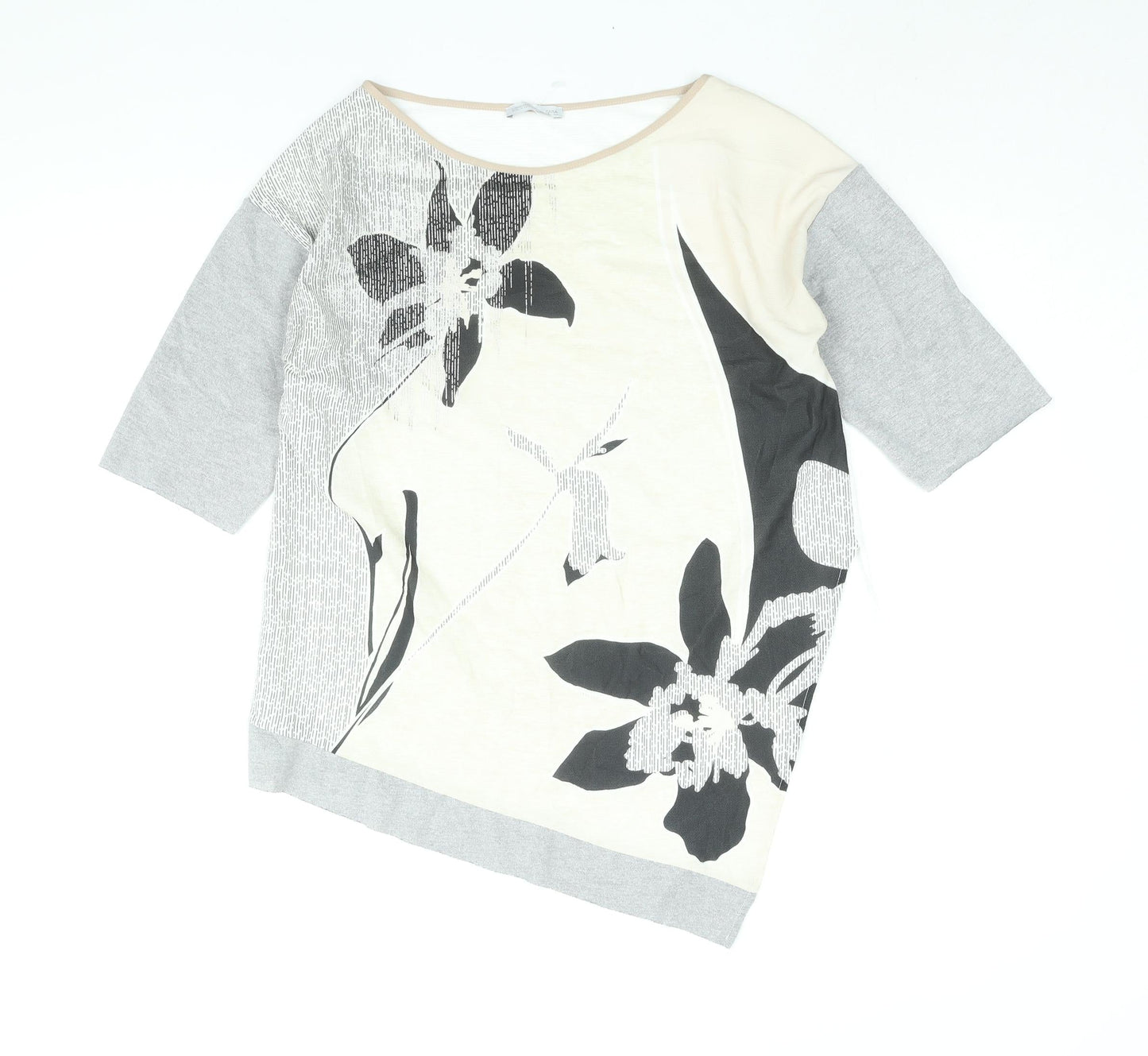 Zara Womens Multicoloured Polyester Basic Blouse Size M Round Neck - Floral Print