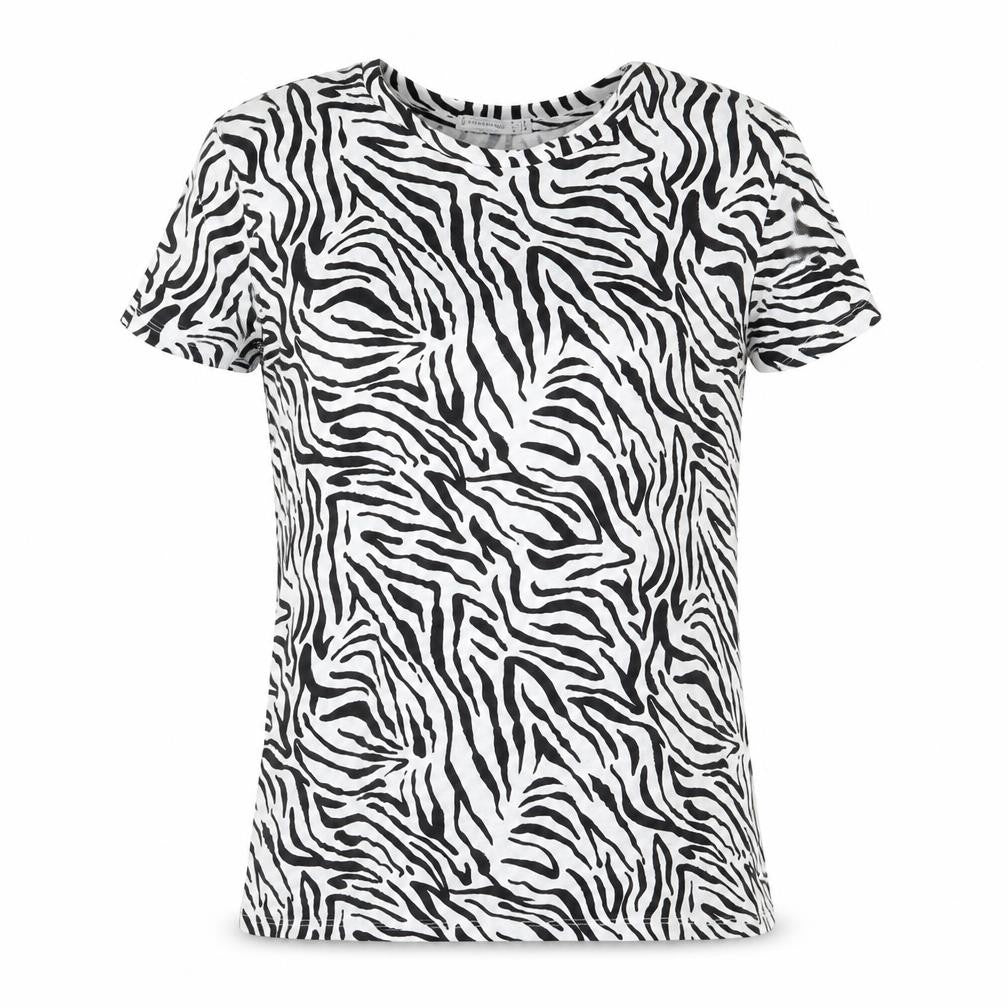 Womens UK Size S Stradivarius White Cotton T-Shirt