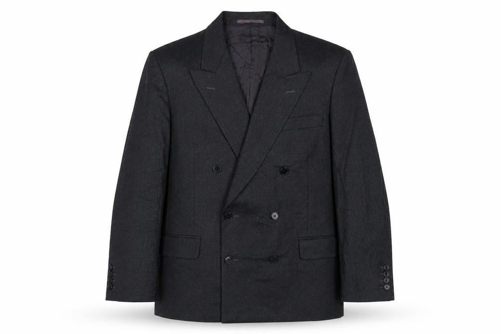 Horne Brothers Mens Grey Wool Jacket Suit Jacket Size 40 Regular