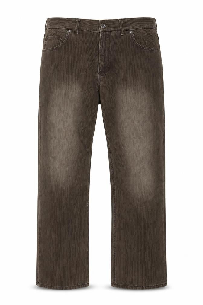 NEXT Womens Brown Cotton Trousers Size 26 in L30 in Regular Zip - Short Leg