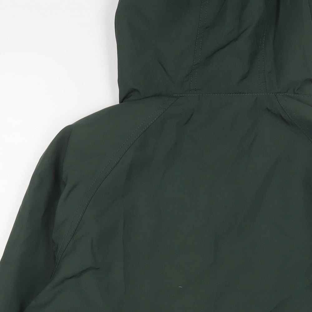 H&M Mens Green Windbreaker Jacket Size S Zip