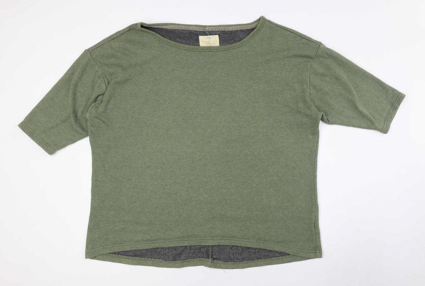NEXT Womens Green Polyester Pullover Sweatshirt Size L