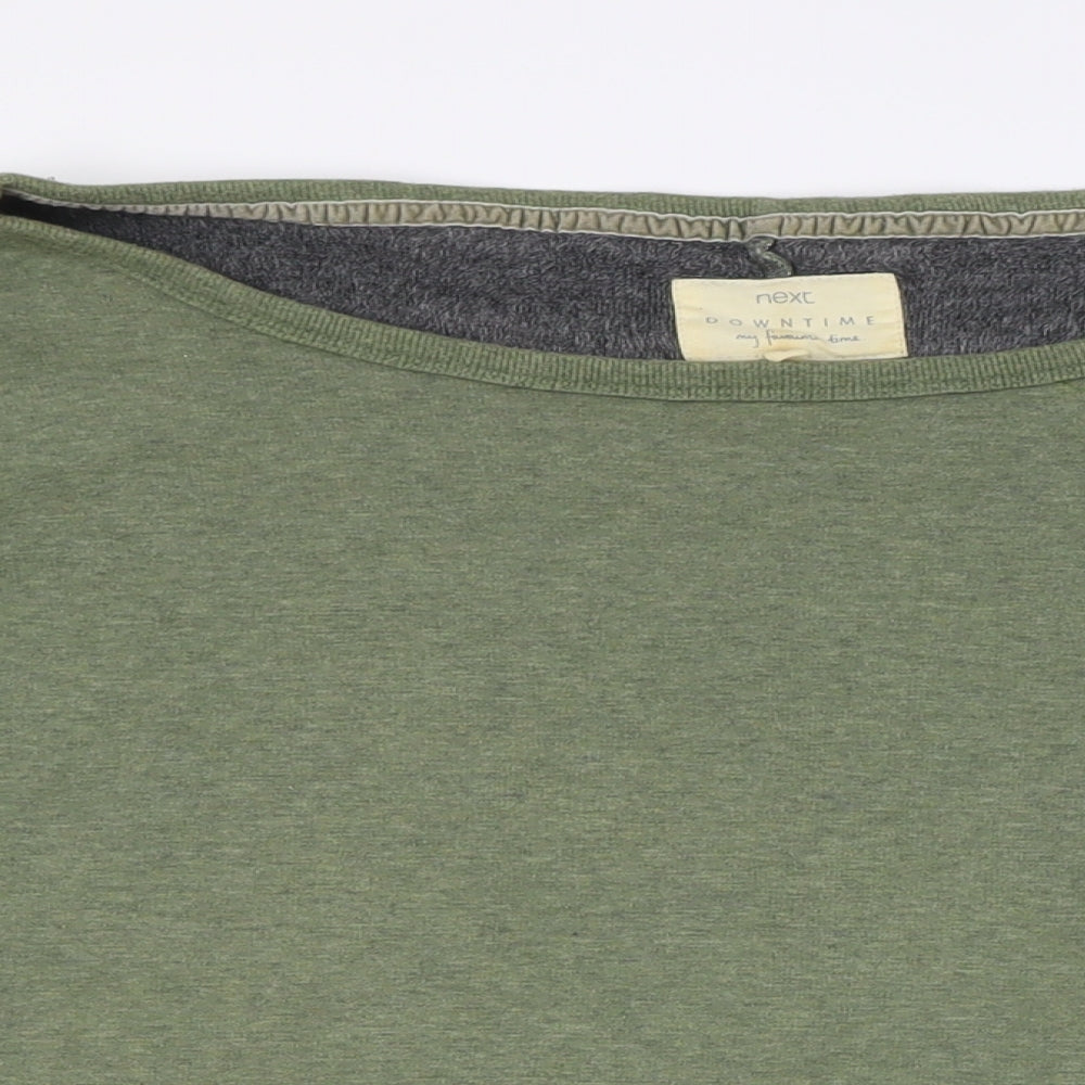 NEXT Womens Green Polyester Pullover Sweatshirt Size L