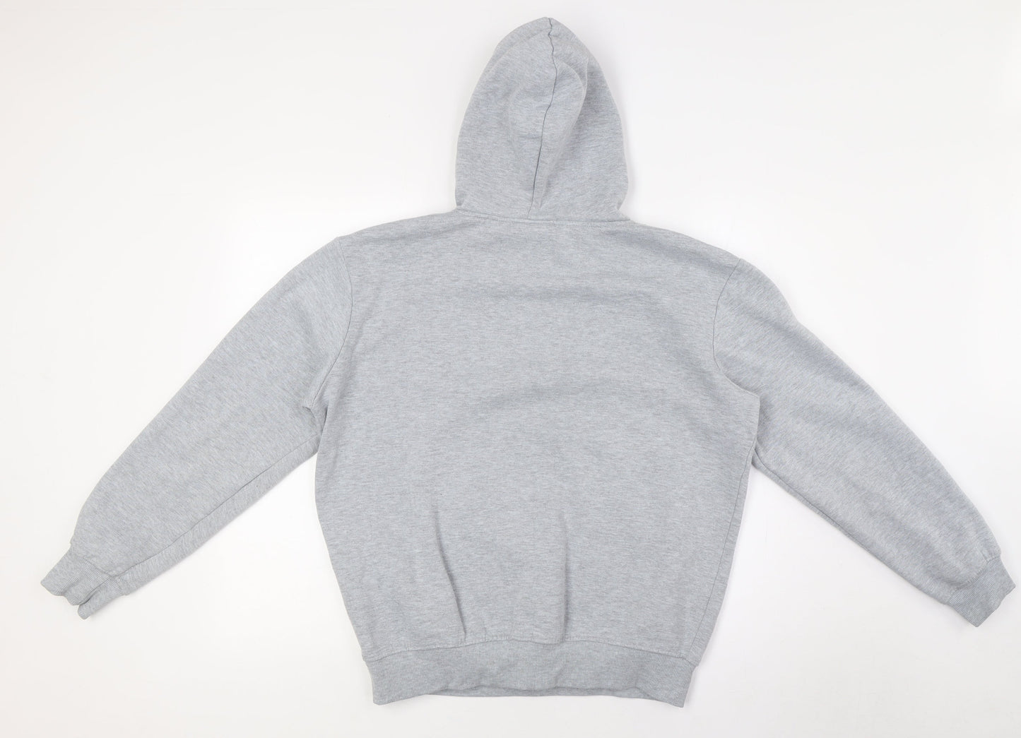 Kiwi Silver Womens Grey Polyester Pullover Hoodie Size S