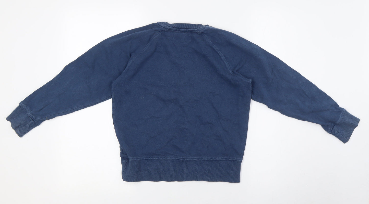 NEXT Boys Blue Cotton Pullover Sweatshirt Size 9 Years